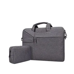 15.6 Inch Custom Waterproof Computer Laptop Messenger Bag-Grey