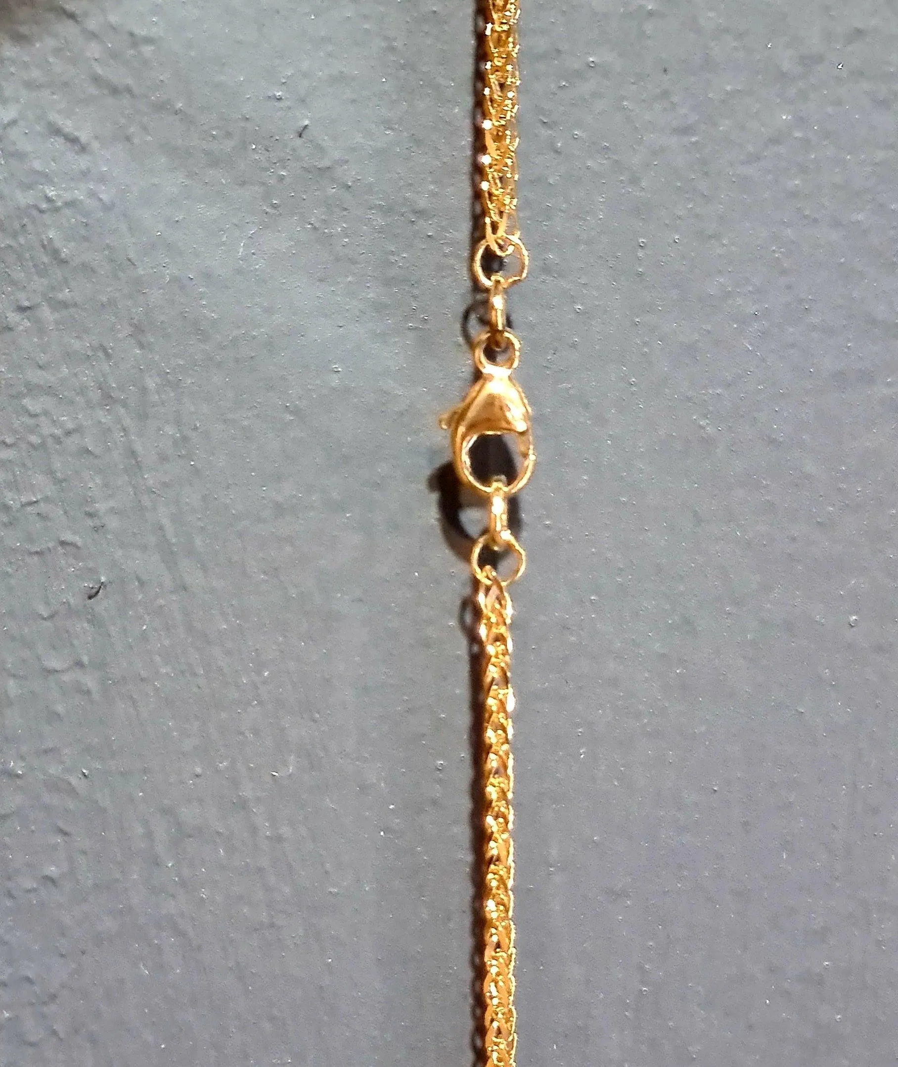 20" 18ct Yellow Gold Filed Spiga Chain