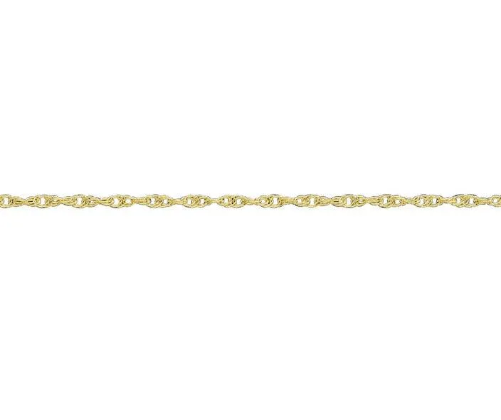 9ct Gold Prince of Wales Rope Chain