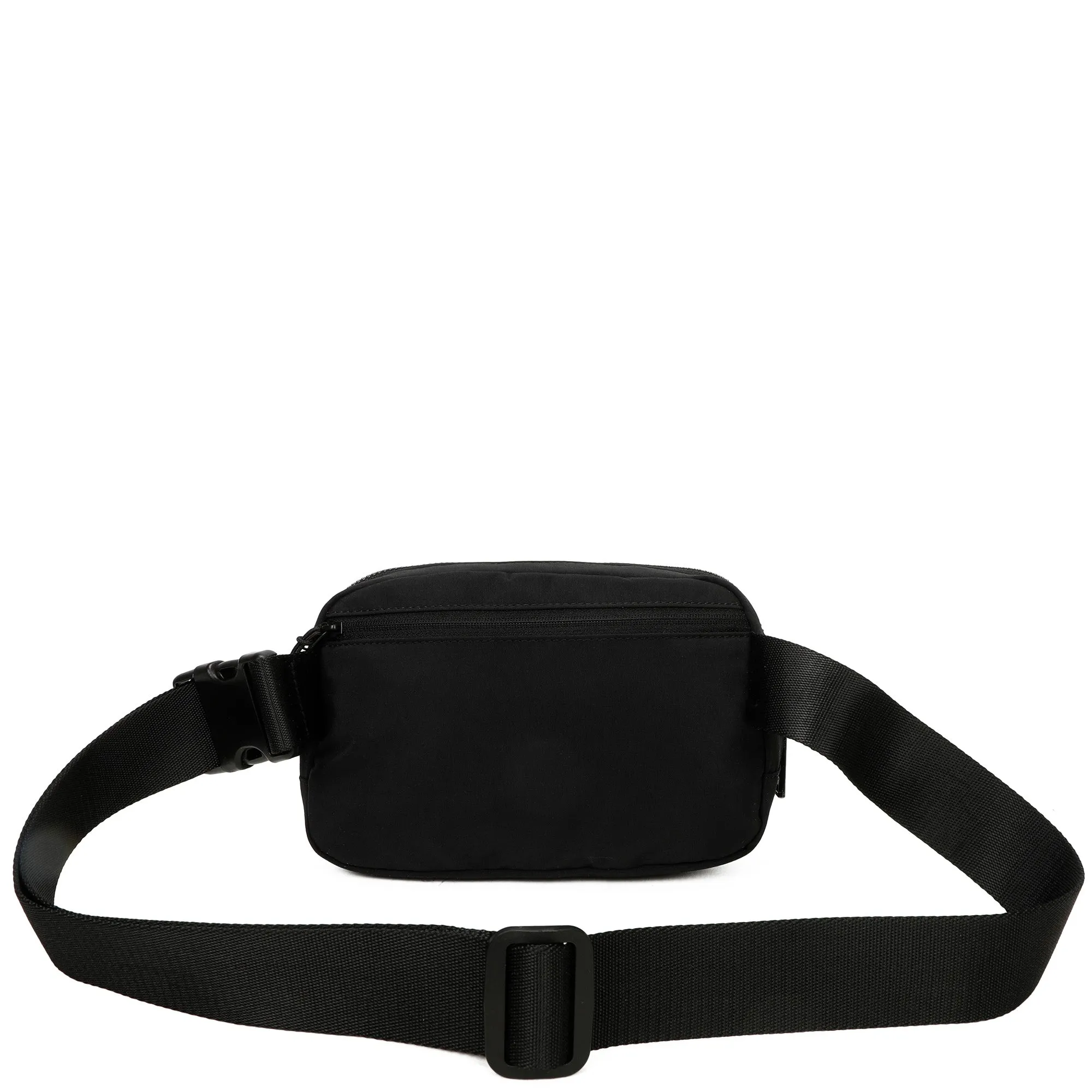 Adelaide's Water Repellent Nylon Belt Fanny Bag - Light Grey