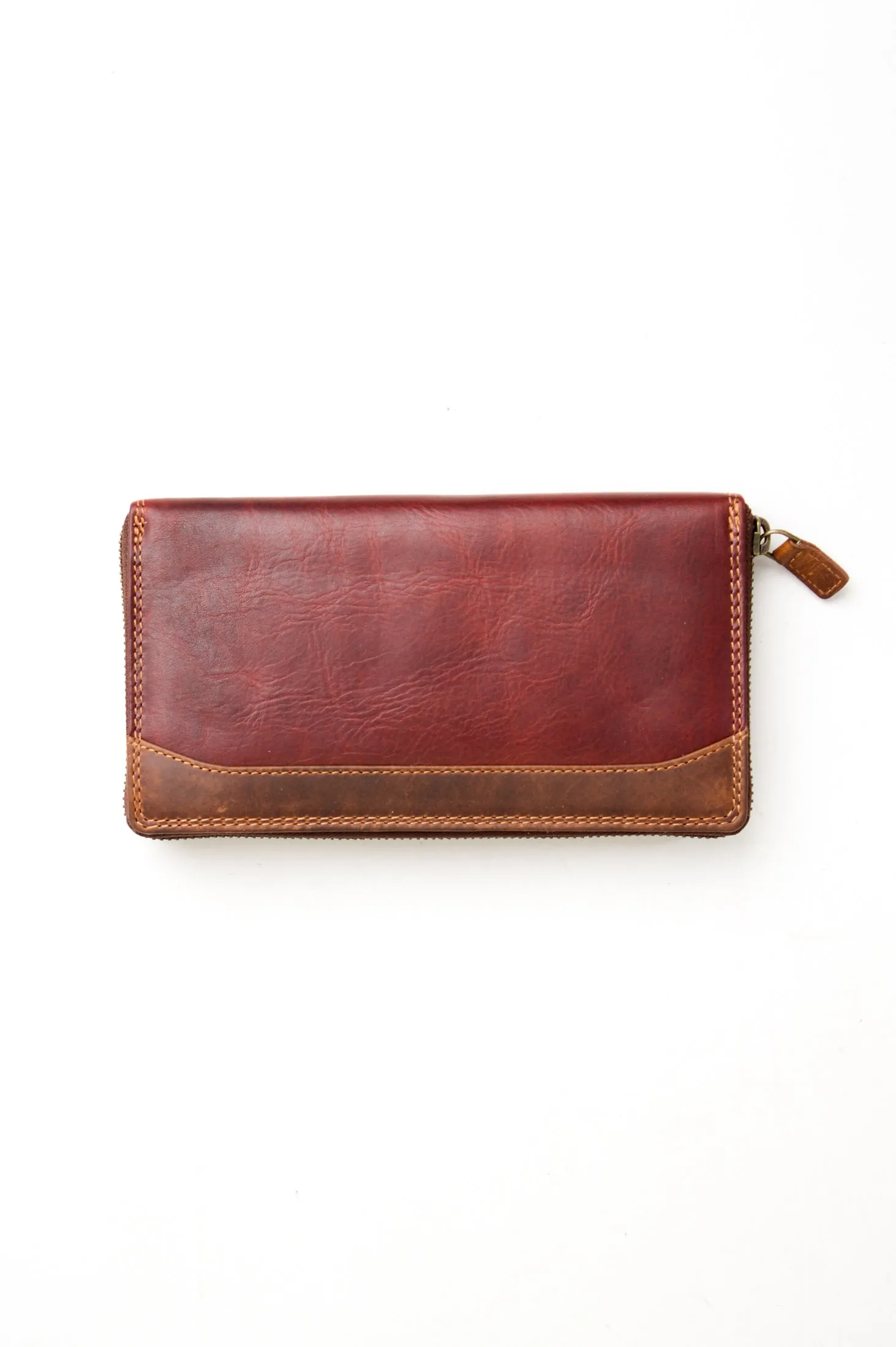 Adrian Klis 190 Single Zip Wallet, Buffalo Leather