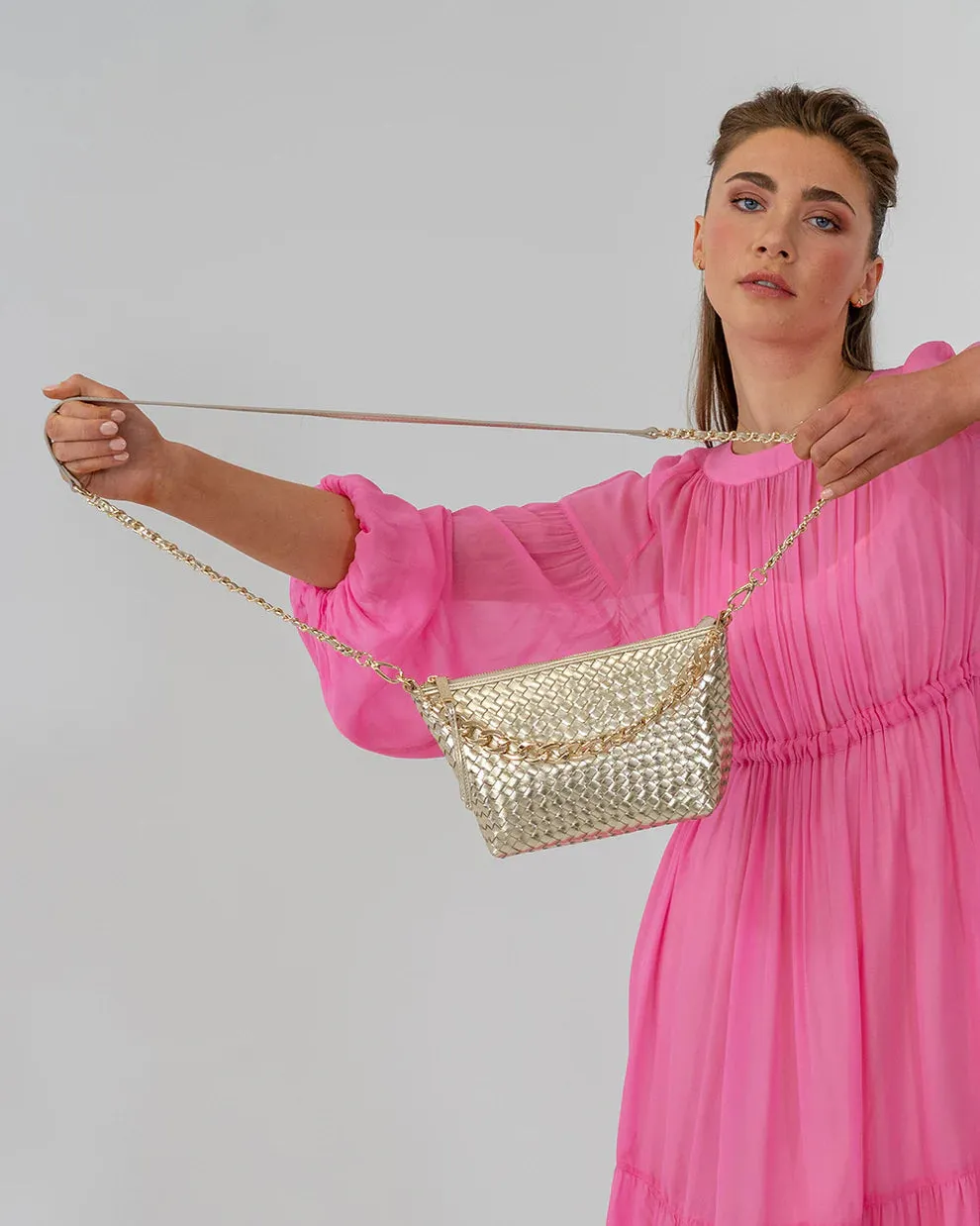 Agnes Bag Gold Weave