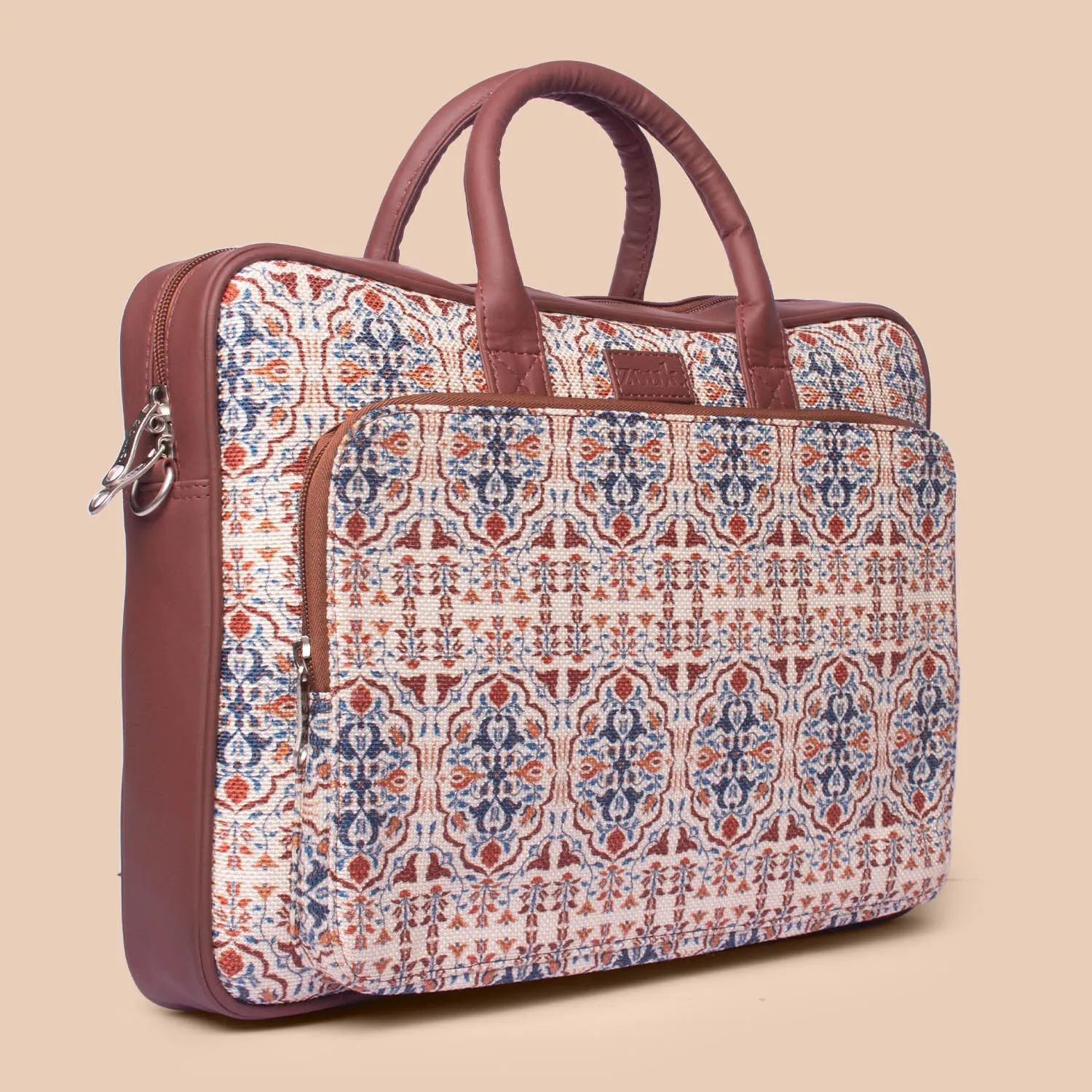 Agra Floral Unisex Laptop Bag