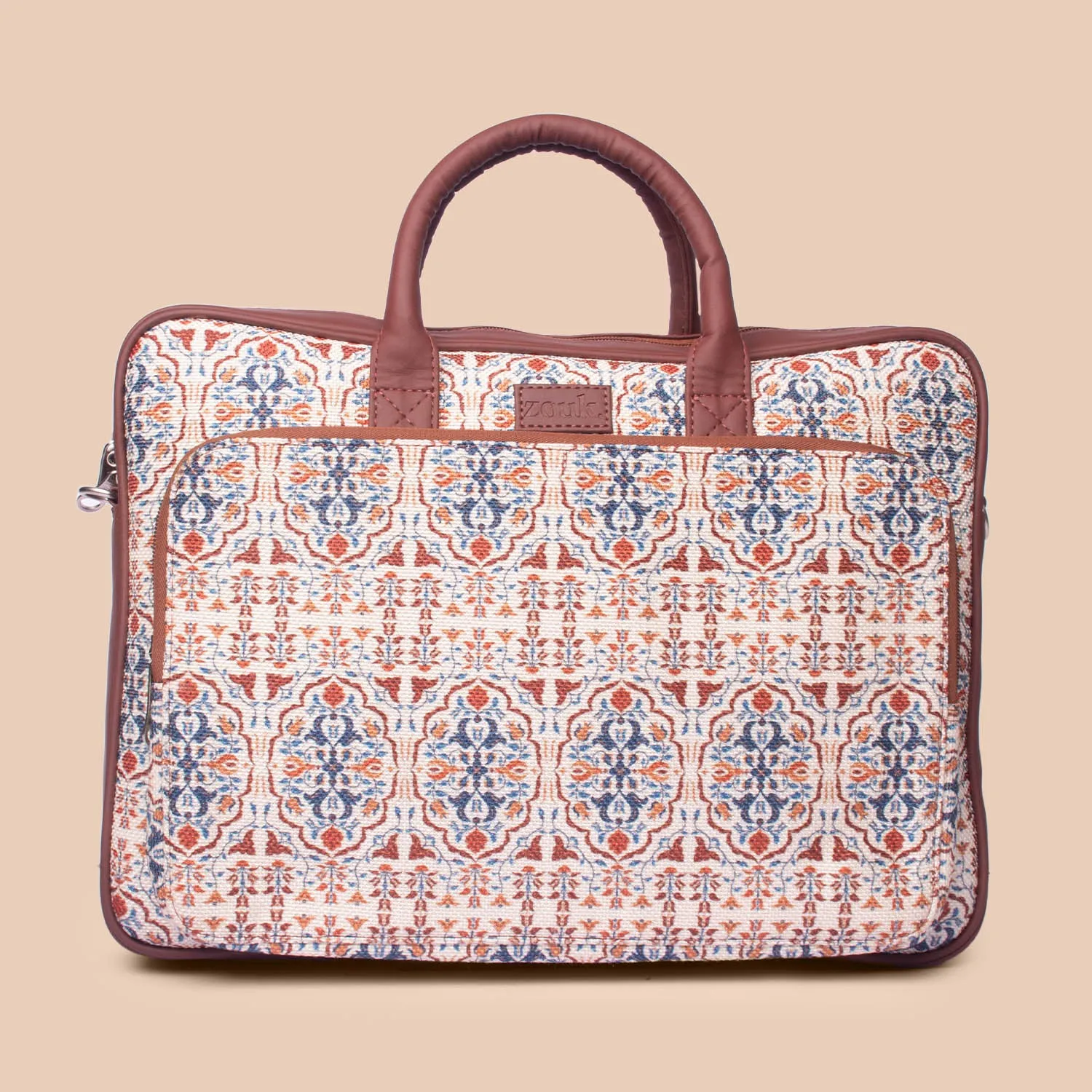 Agra Floral Unisex Laptop Bag