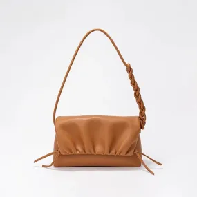 Alba Ruched Detail Flap Bag