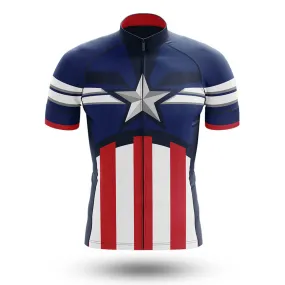 American Men's Short Sleeve Cycling Jersey