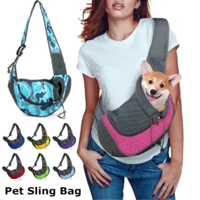 Anniepaw Outdoor Mesh Oxford Pet Puppy Carrier Comfort Shoulder Bag