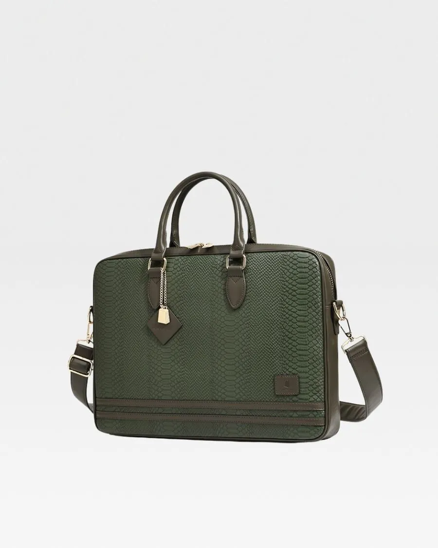 Apollo 1 Laptop Bag in Olive