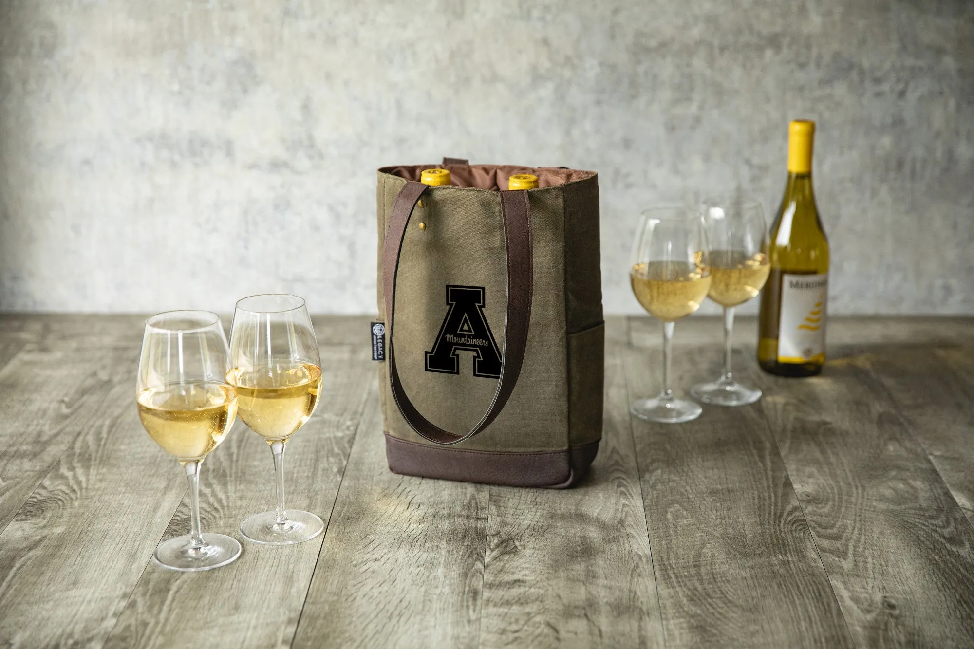 App State Mountaineers - 2 Bottle Insulated Wine Cooler Bag