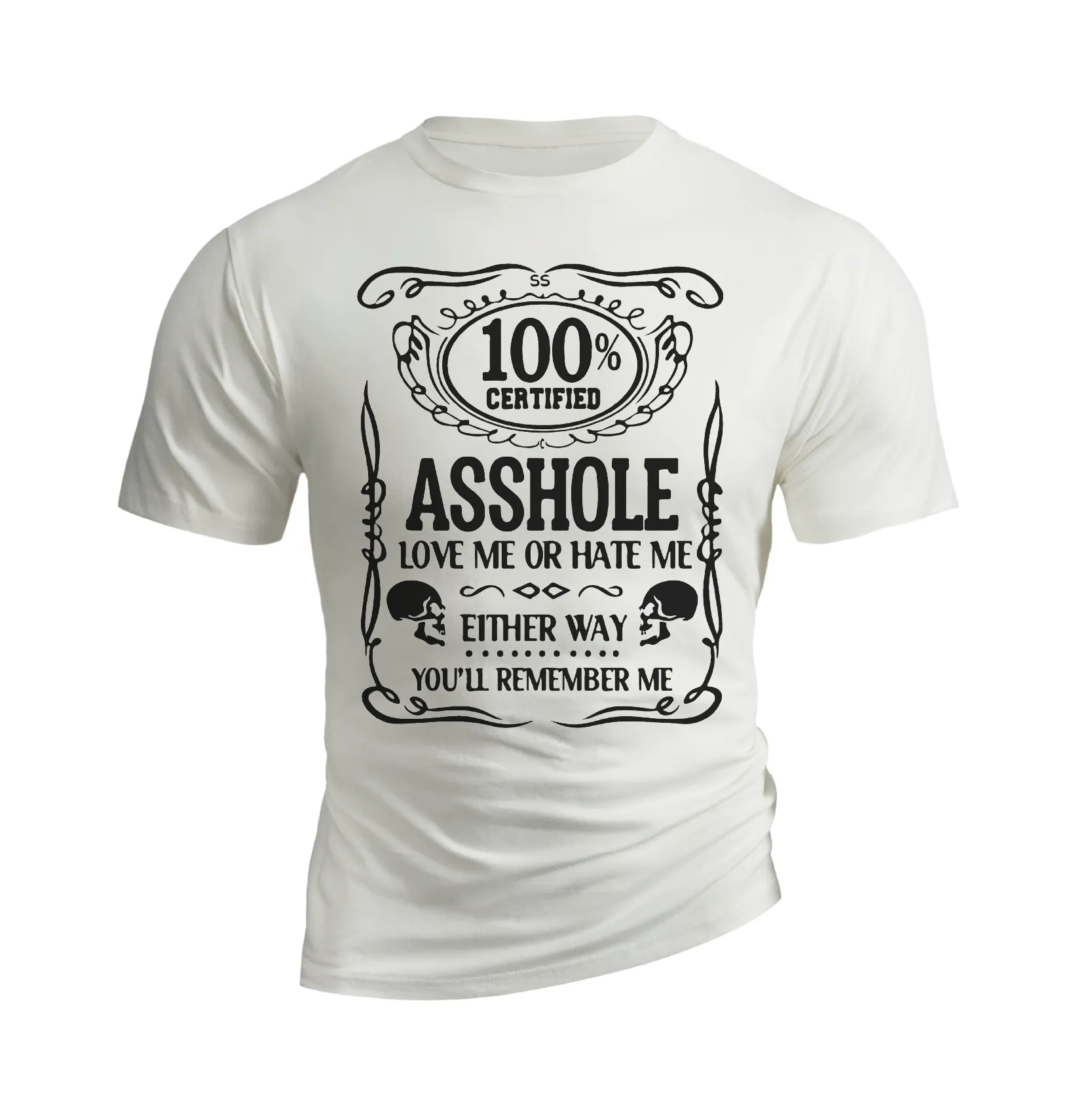 ASSHOLE 100% COTTON GRAPHIC TEE