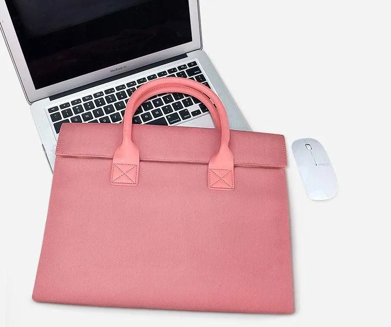 Authentic New Style Collection Portable Laptop Bag- Pink