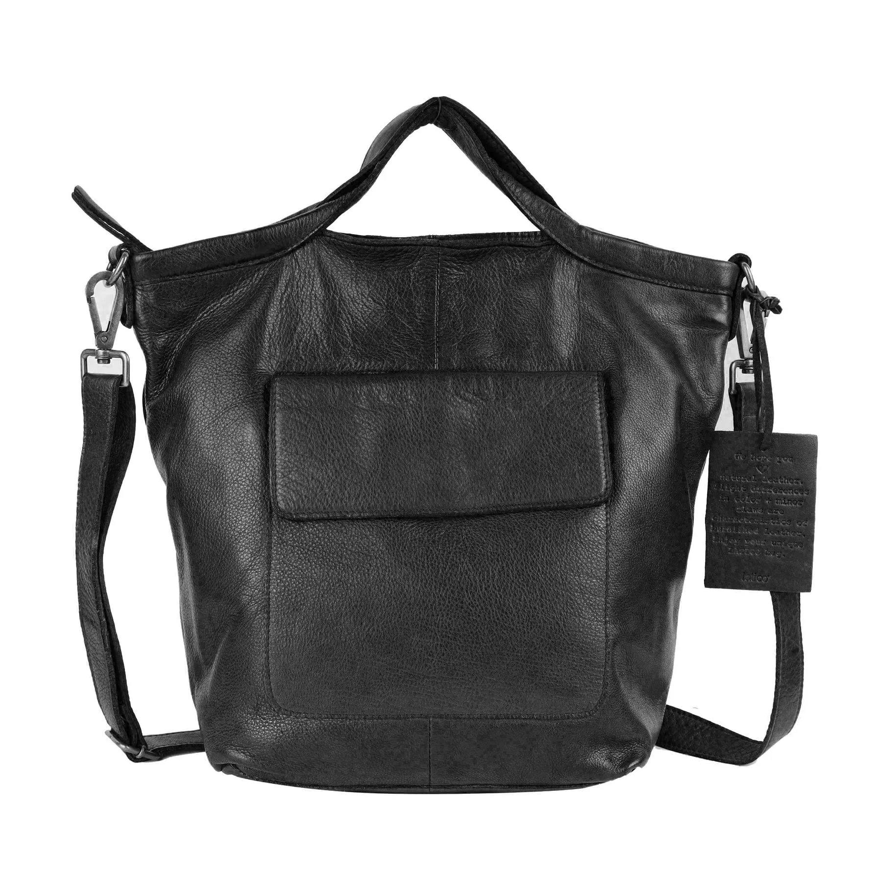 Bianca Crossbody Tote in Black