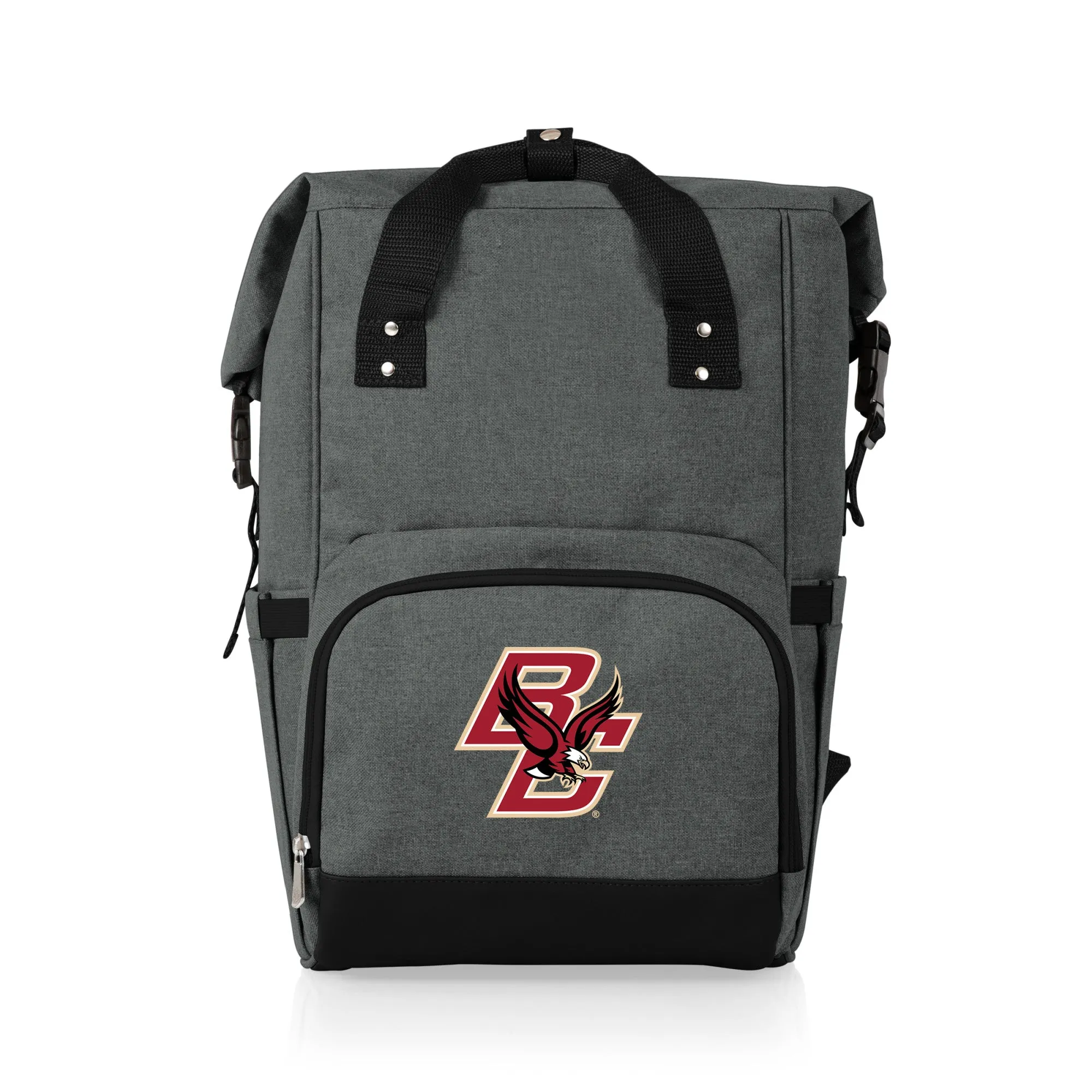 Boston College Eagles - On The Go Roll-Top Backpack Cooler