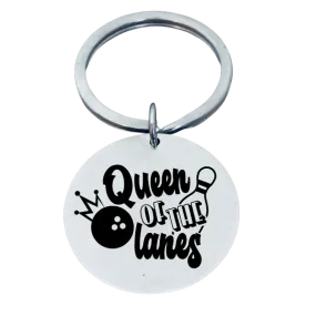 Bowling Queen Keychain