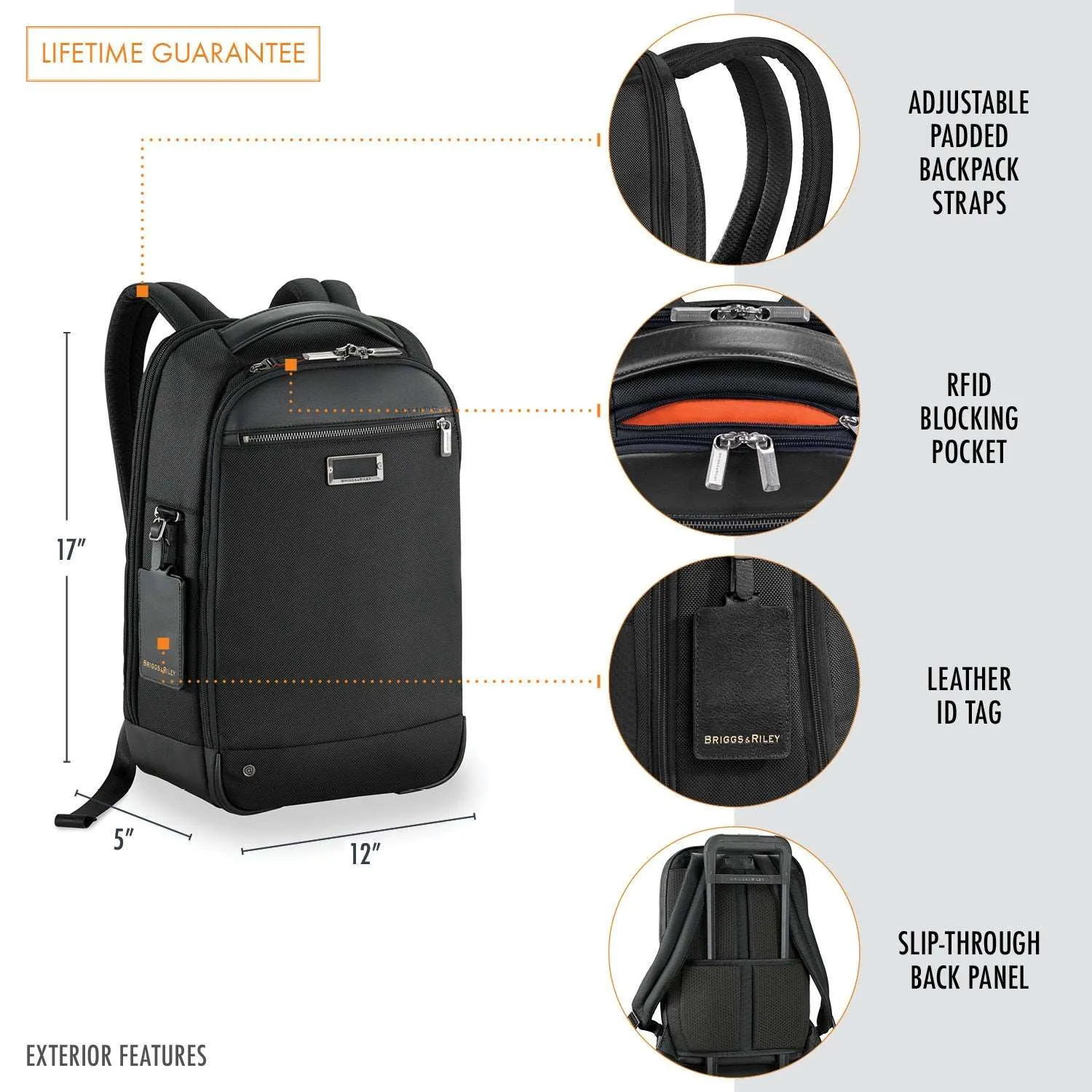 Briggs & Riley @Work Medium Slim Backpack