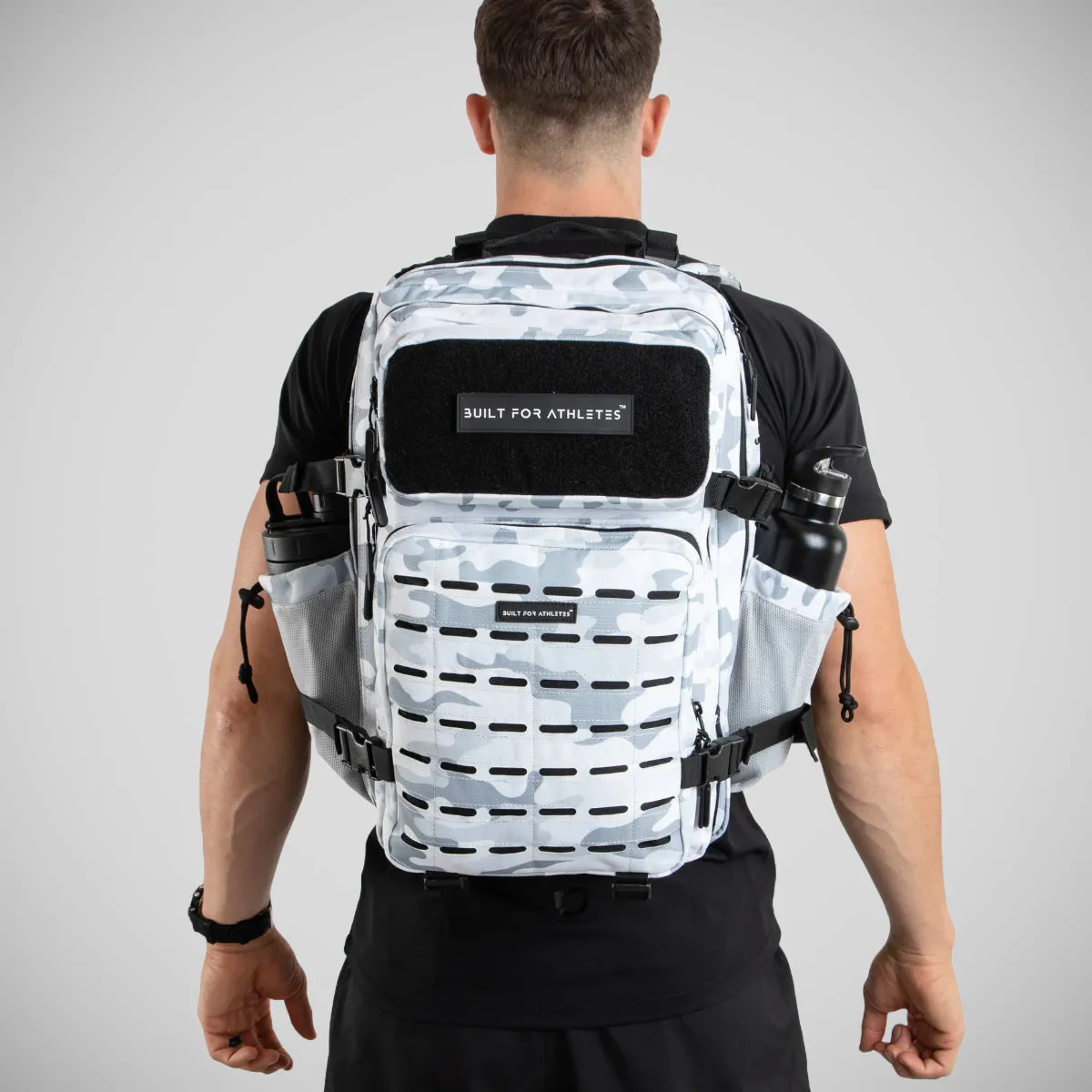 Camo Built For Athletes Large Gym Backpack White