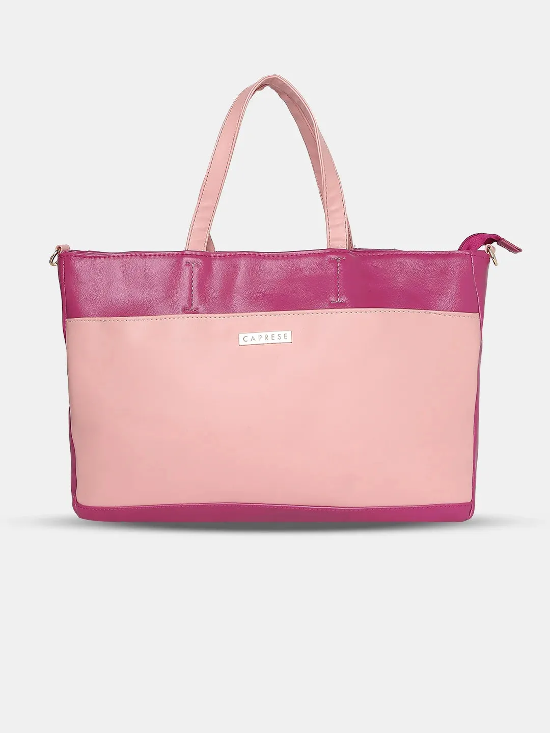 Caprese Ollie Laptop Satchel Large Fuchsia