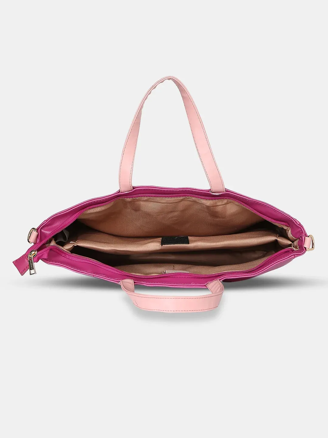 Caprese Ollie Laptop Satchel Large Fuchsia