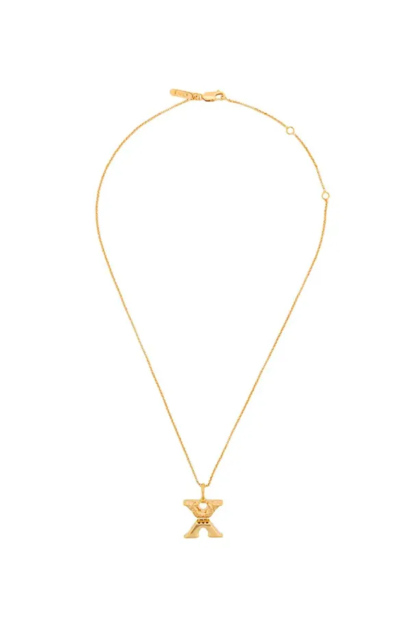 Chloé Alphabet Chain Necklace - X