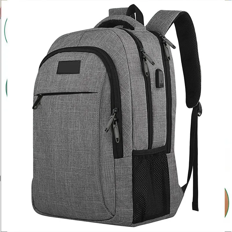 Computer Laptop Backpack Large Capacity Waterproof  USB Charging Backpack For Outdoor Travel