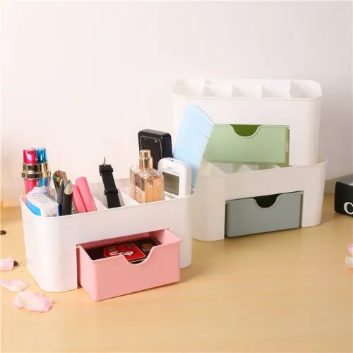 Cosmetic and jewelry storage box, Pink Color