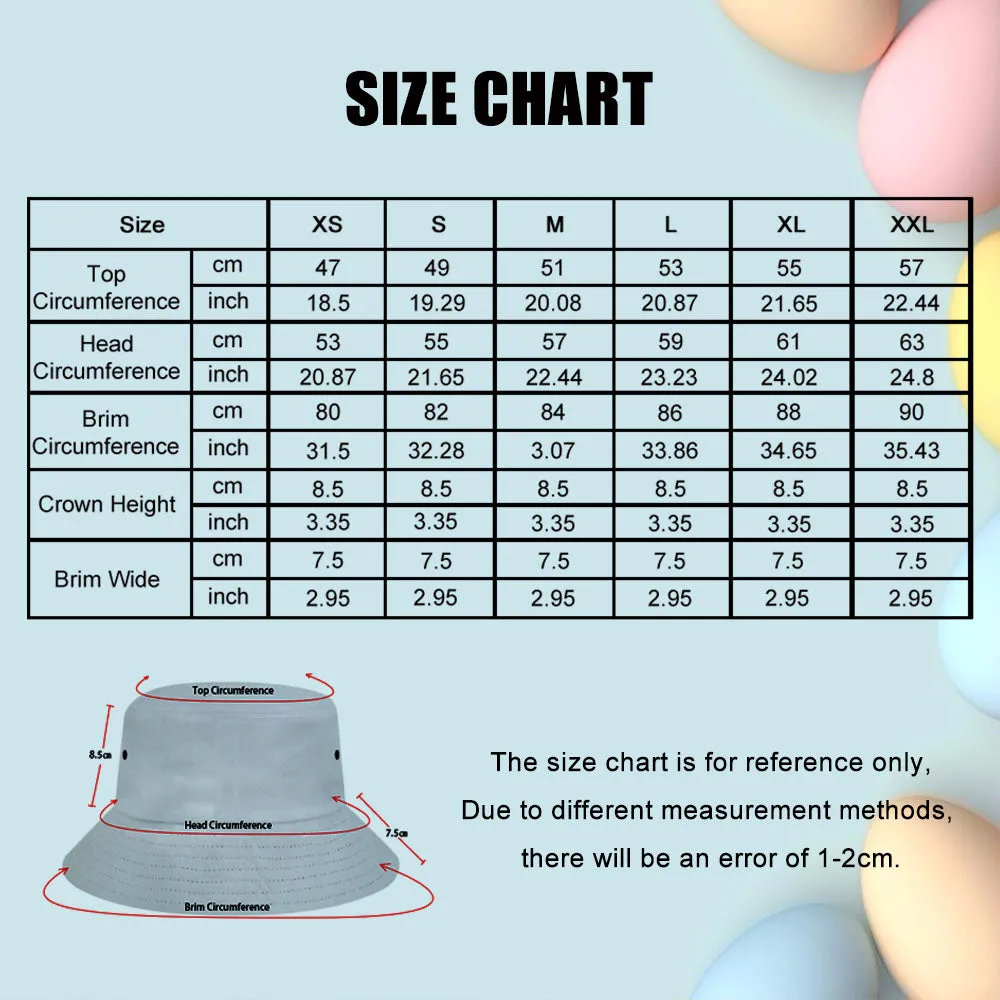 Custom Bucket Hat Unisex Face Bucket Hat Personalised Wide Brim Outdoor Summer Cap Hiking Beach Sports Hats We Love You Gifts For Dad