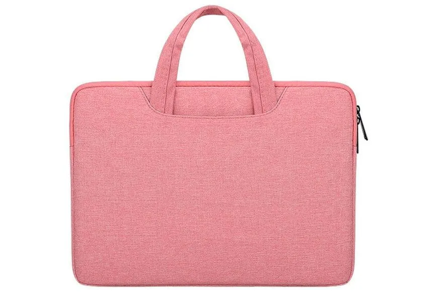 Custom Logo Waterproof Business Computer Laptop Bag Sleeve-Pink