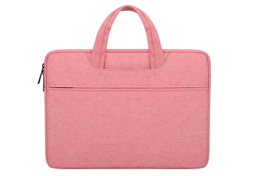 Custom Logo Waterproof Business Computer Laptop Bag Sleeve-Pink