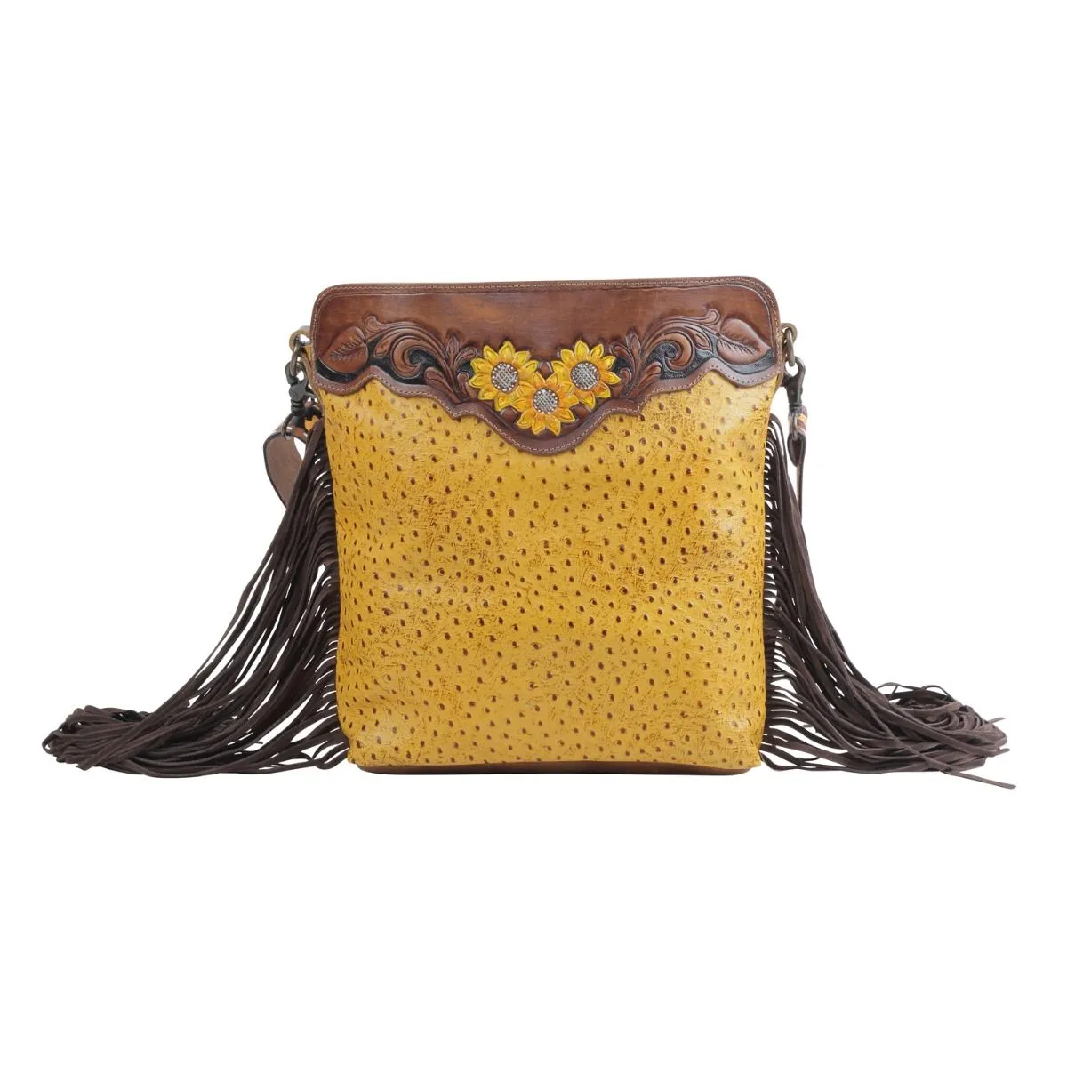 Drops Of Sun Hand-Tooled Bag