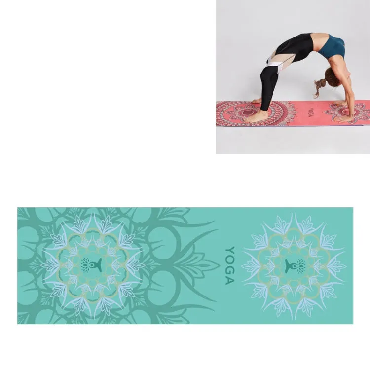 Eco-Friendly Portable Yoga Mat Towel with Non-Slip Design, Size: 185 x 63cm