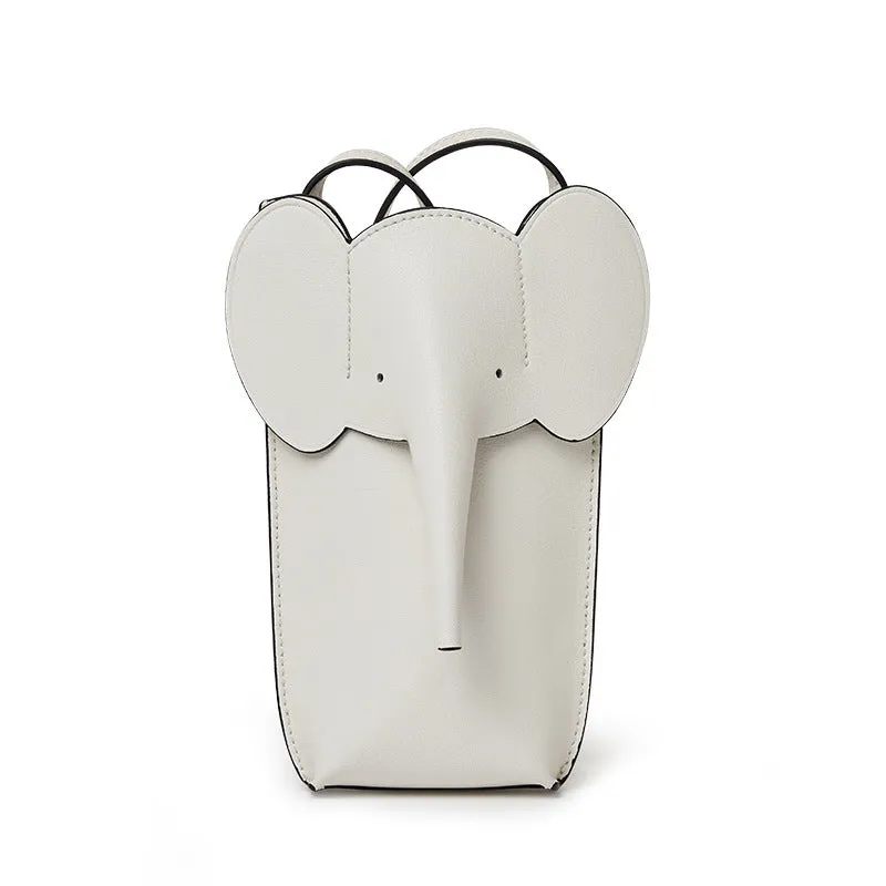 Fashion Elephant Shape Mini Leather Cellphone Bag 873