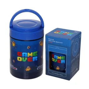 Game Over Lunch Snack Pot Insulated Steel