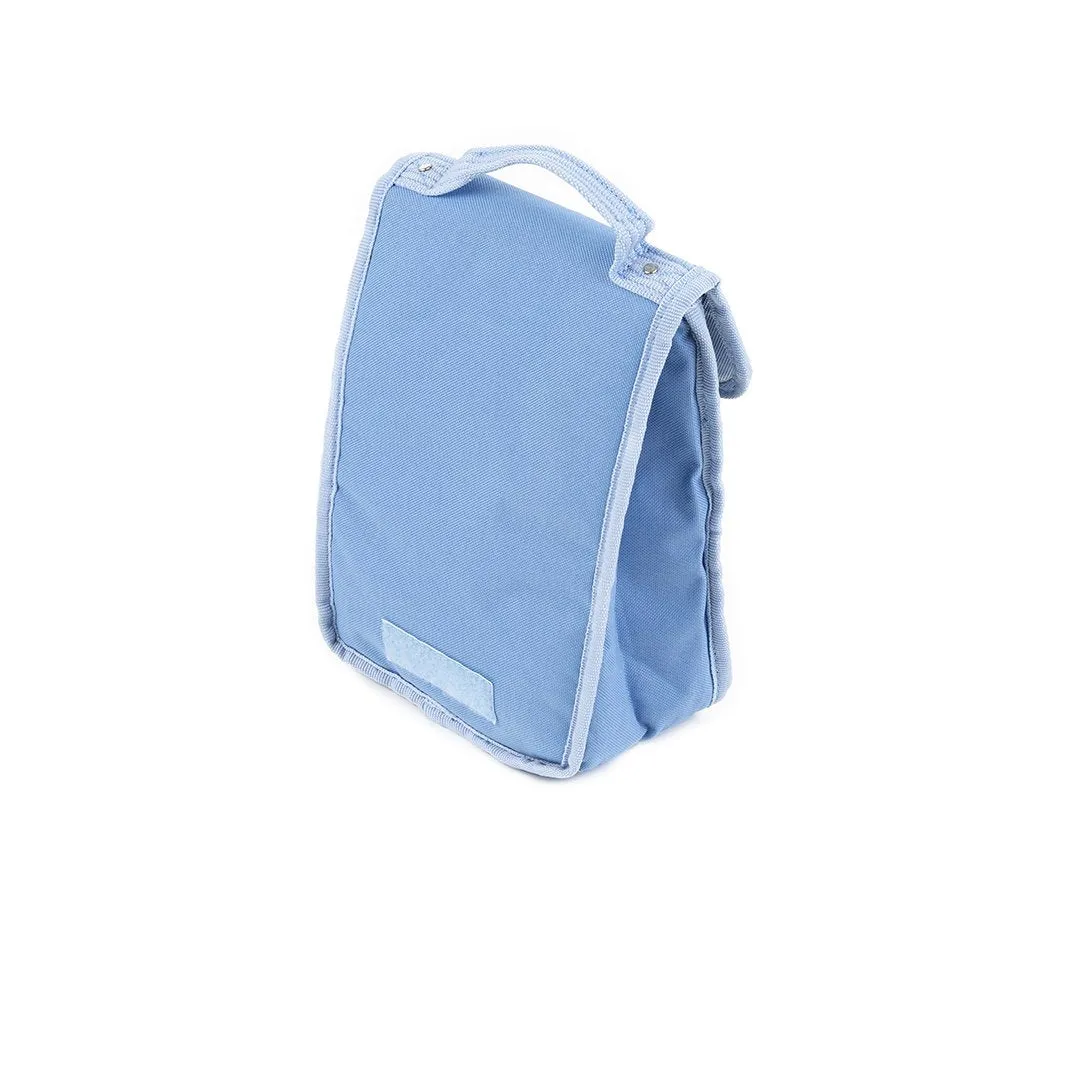 Greenfield Collection Sky Blue Folding Lunch Cool Bag