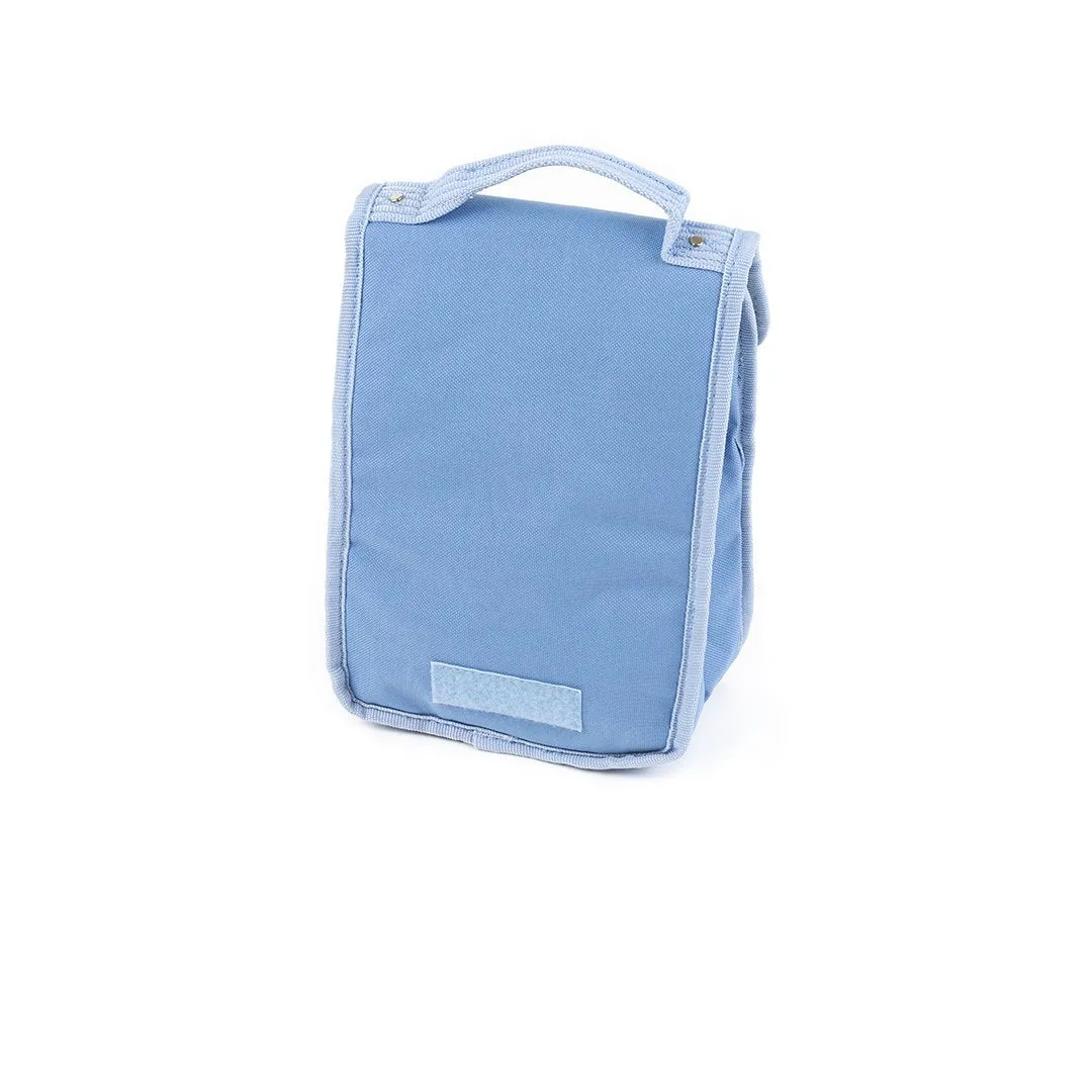 Greenfield Collection Sky Blue Folding Lunch Cool Bag