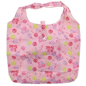 Heavy Duty Sweet Themed Shopping Bag in Zip Wallet