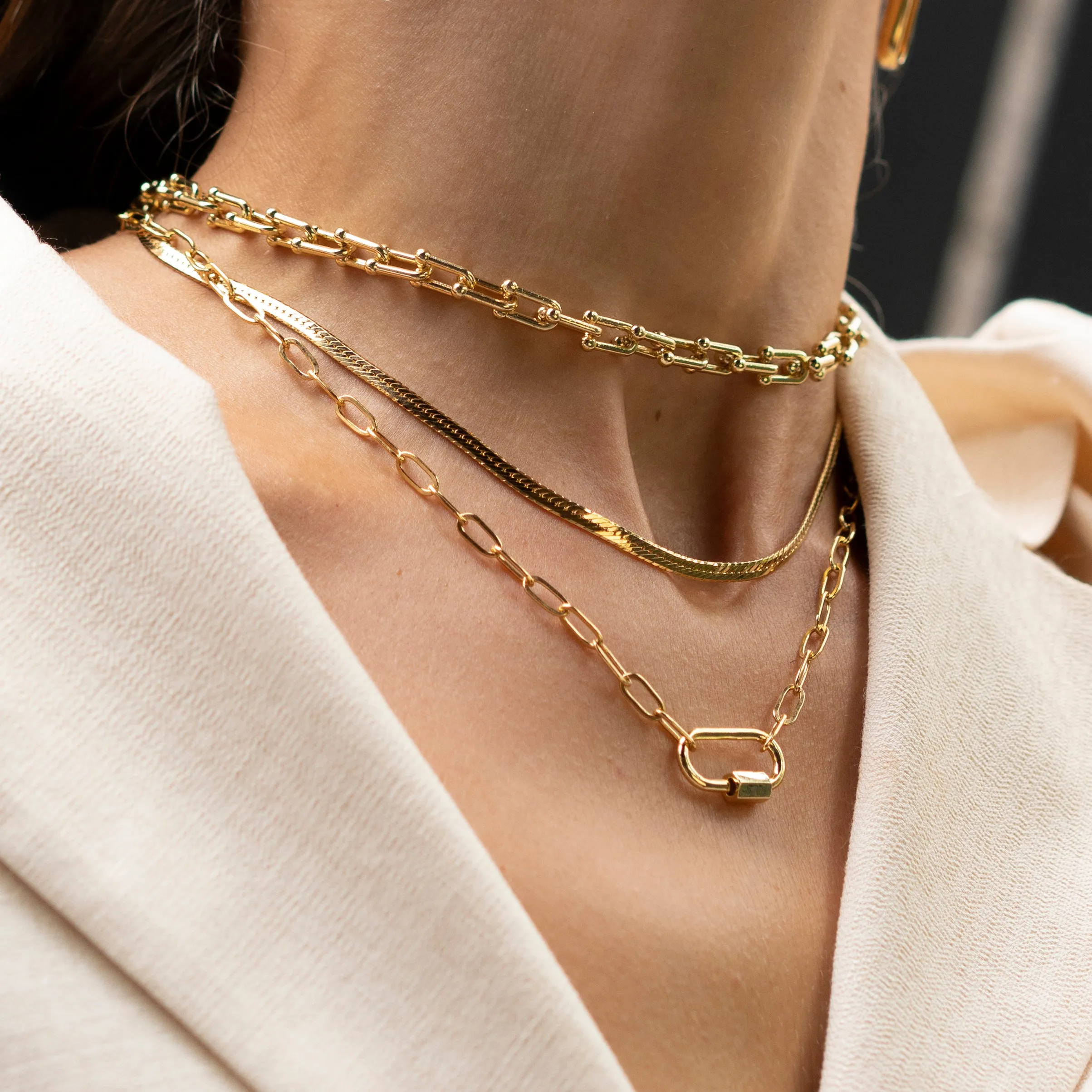 Herringbone Chain Necklace