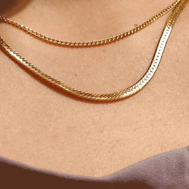 Herringbone Chain Necklace