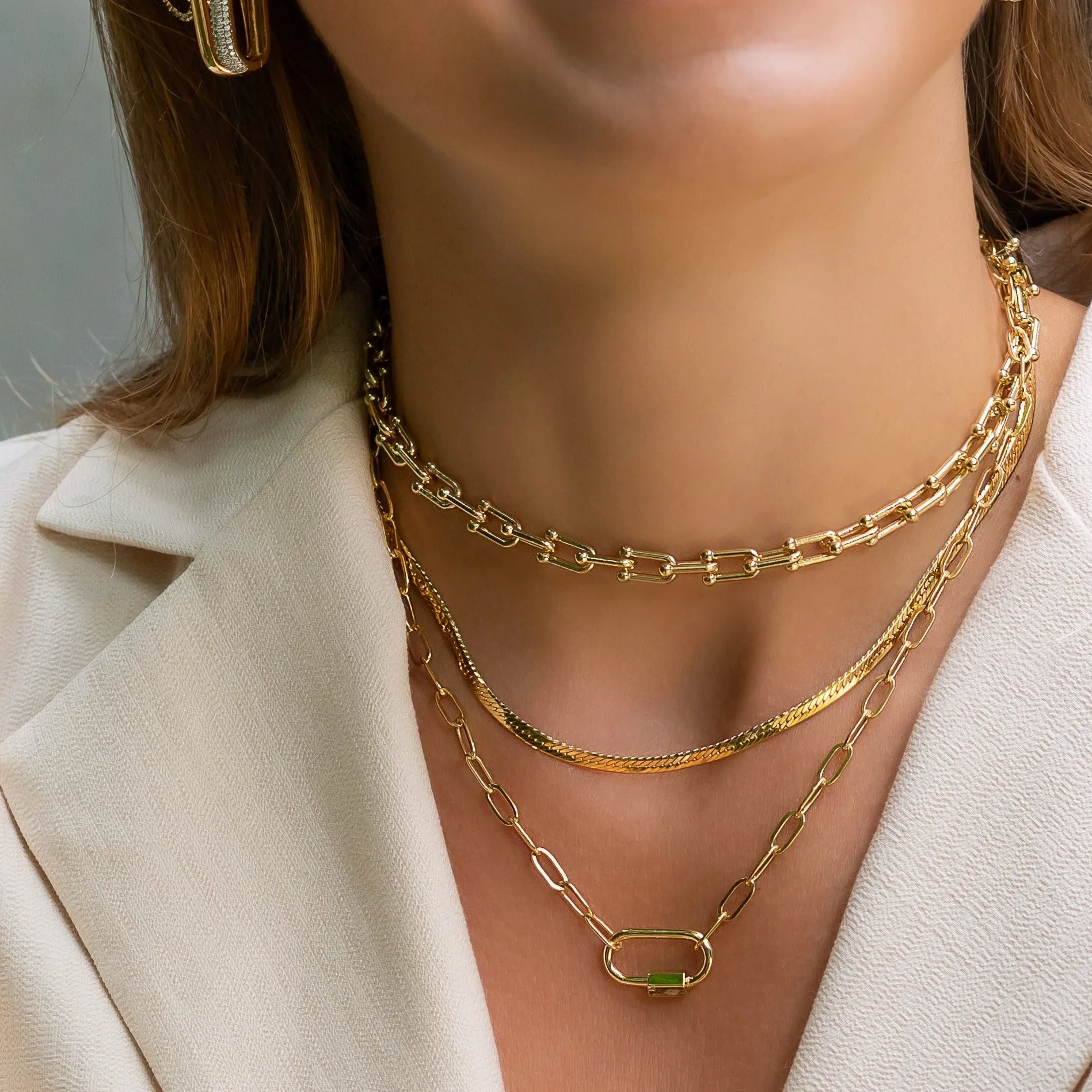 Herringbone Chain Necklace