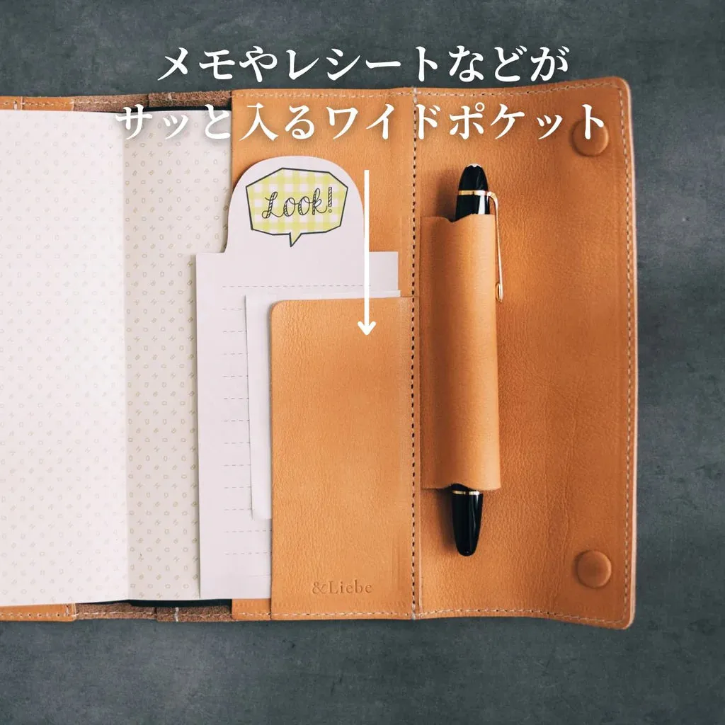 Hobonichi Weeks   MEGA Weeks Leather Notebook cover by &Liebe Made in Japan Tochigi Leather