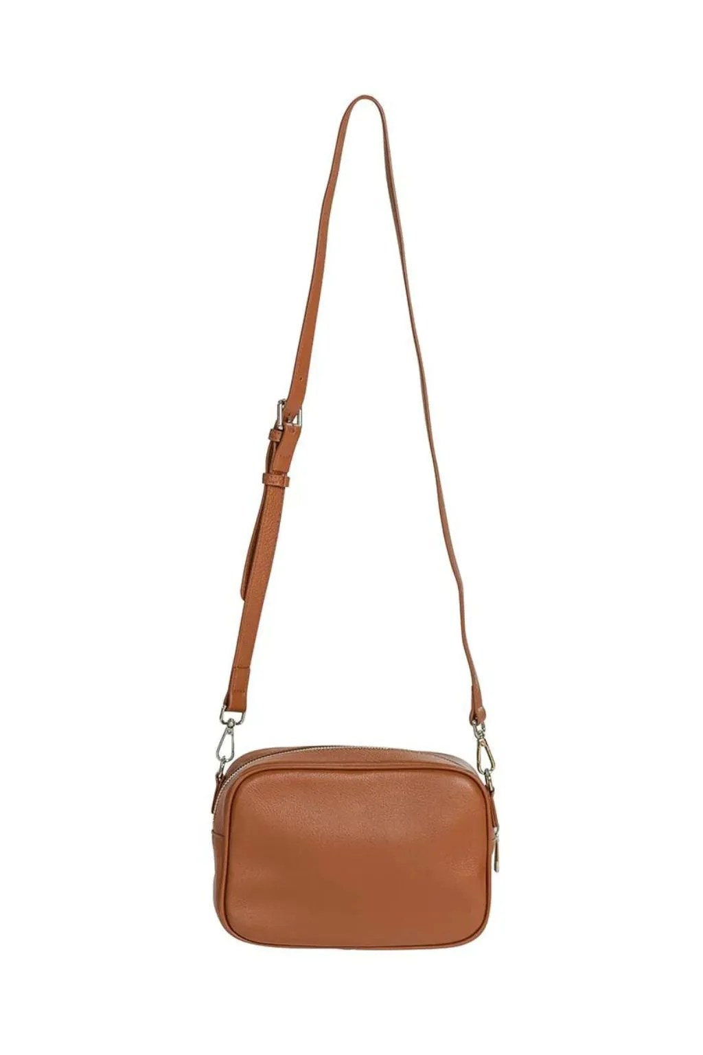 Hoopla Soft Cross Body Box Bag - Tan