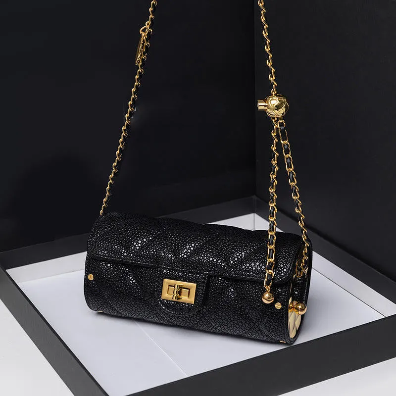 Hot clutch fashionable leather handbag for women