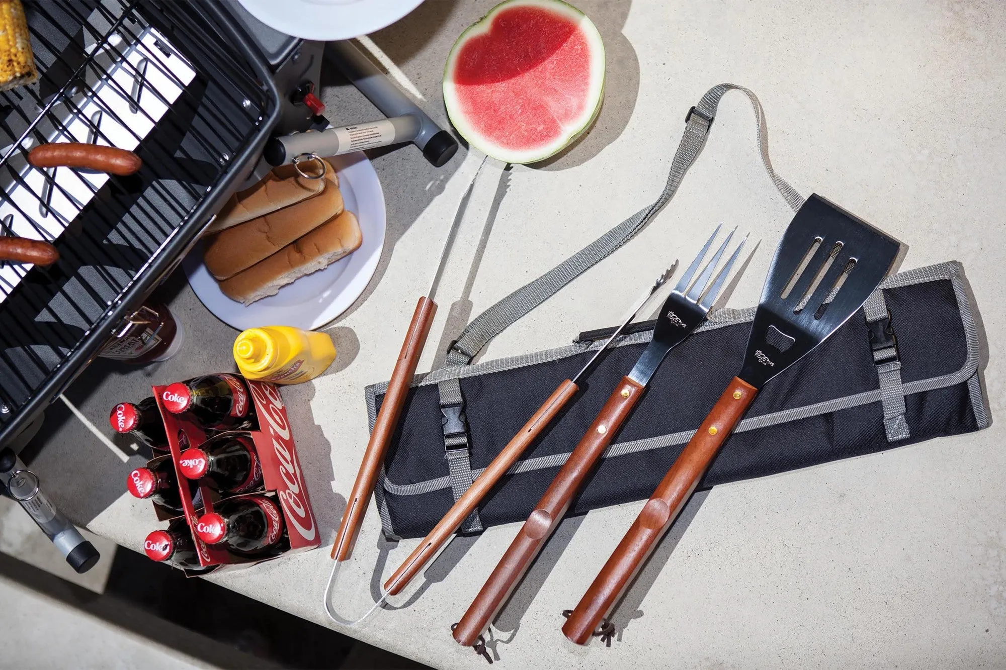 Houston Astros - 3-Piece BBQ Tote & Grill Set