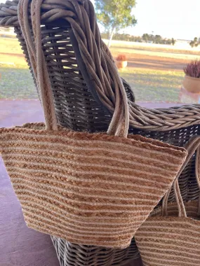 Jute Braided Shopping Bag