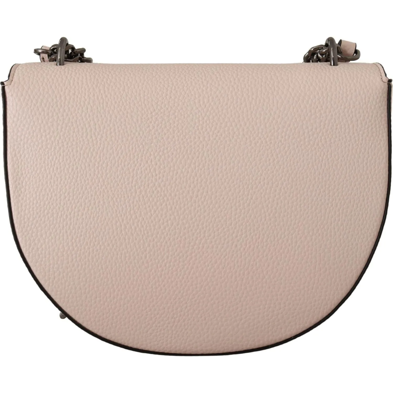 Karl Lagerfeld Elegant Mauve Light Pink Leather Shoulder Bag