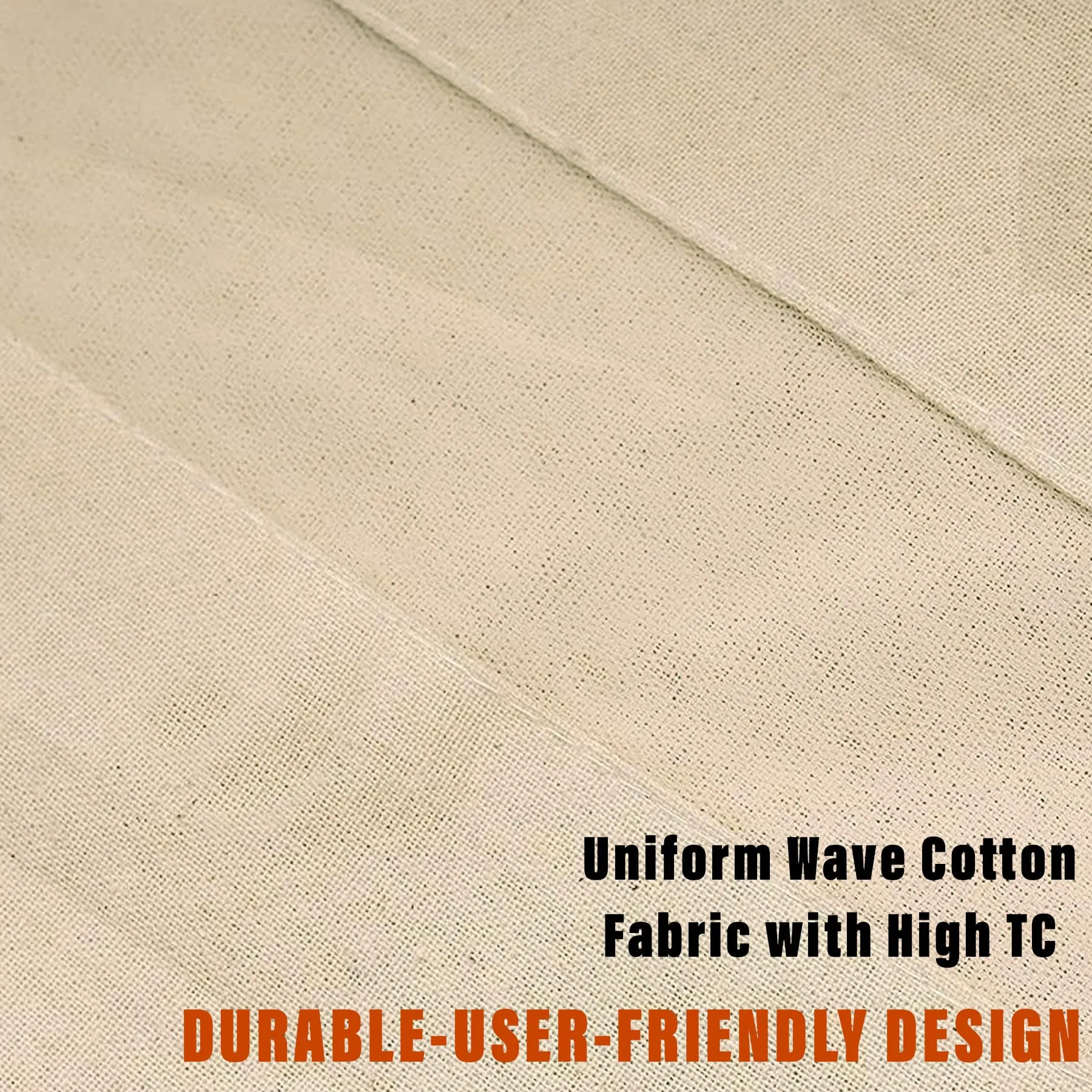 Kuber Industries Hanging Saree Bag | Cotton Clothes Bags for Storage | Hanging Cotton Saree Covers | Mesh Window Cloth Storage Bag | Saree Stoarge Covers with Zip | Pack of 10 | Cream