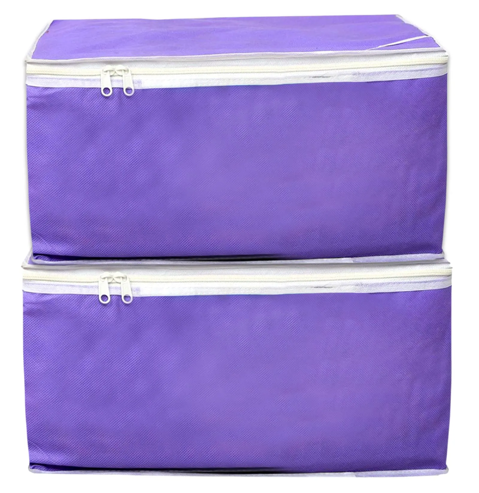 Kuber Industries Non Woven Petticoat Cover-Pack of 2 (Purple)-HS_38_KUBMART21678