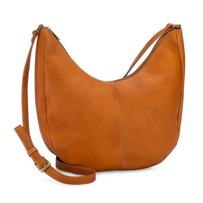 Le Donne Leather Half-Moon Shoulder Bag - Casual Leather Crossbody Bags