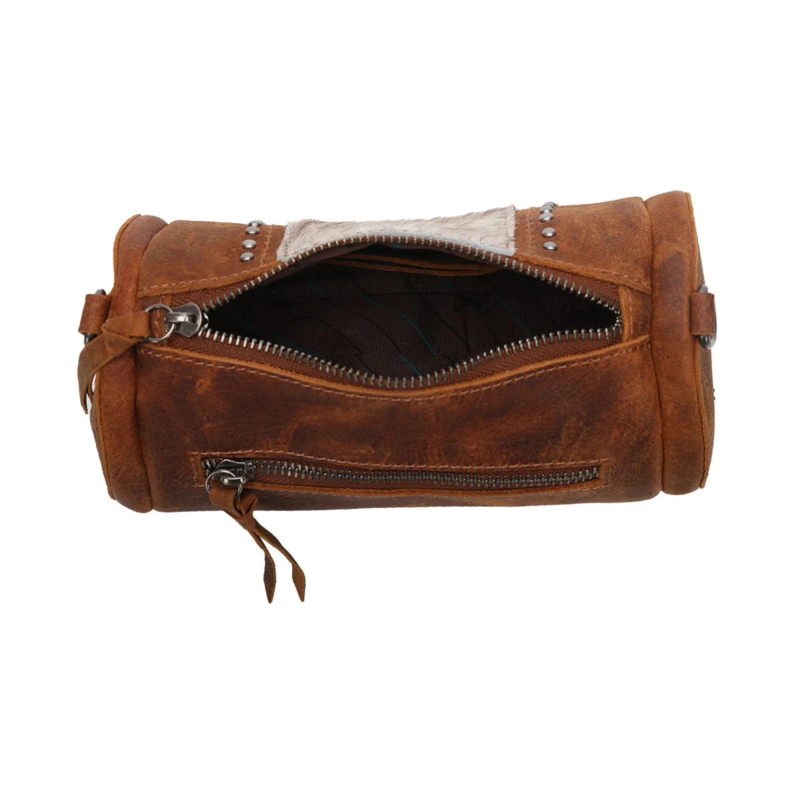 Leather Barrel Bag