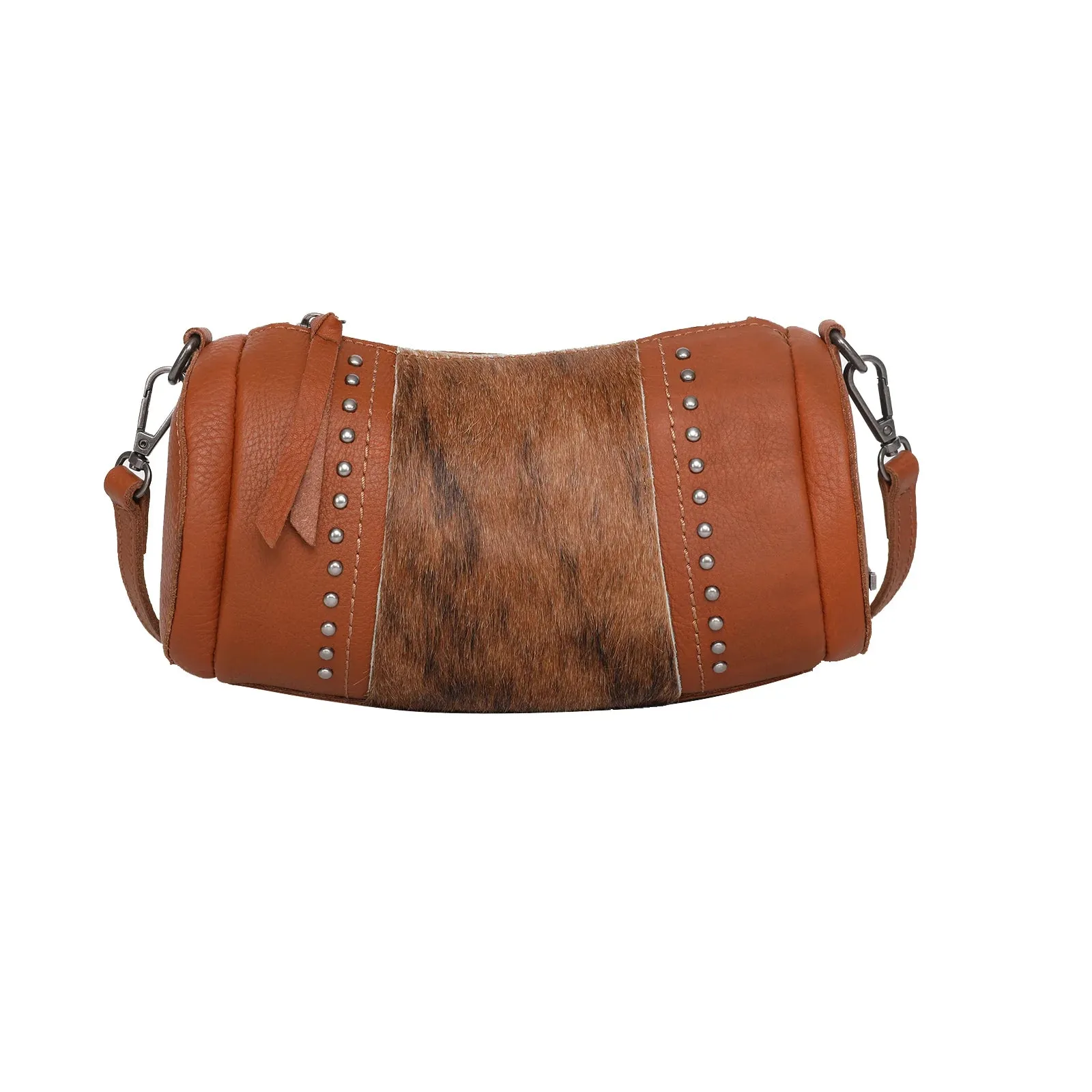 Leather Barrel Bag