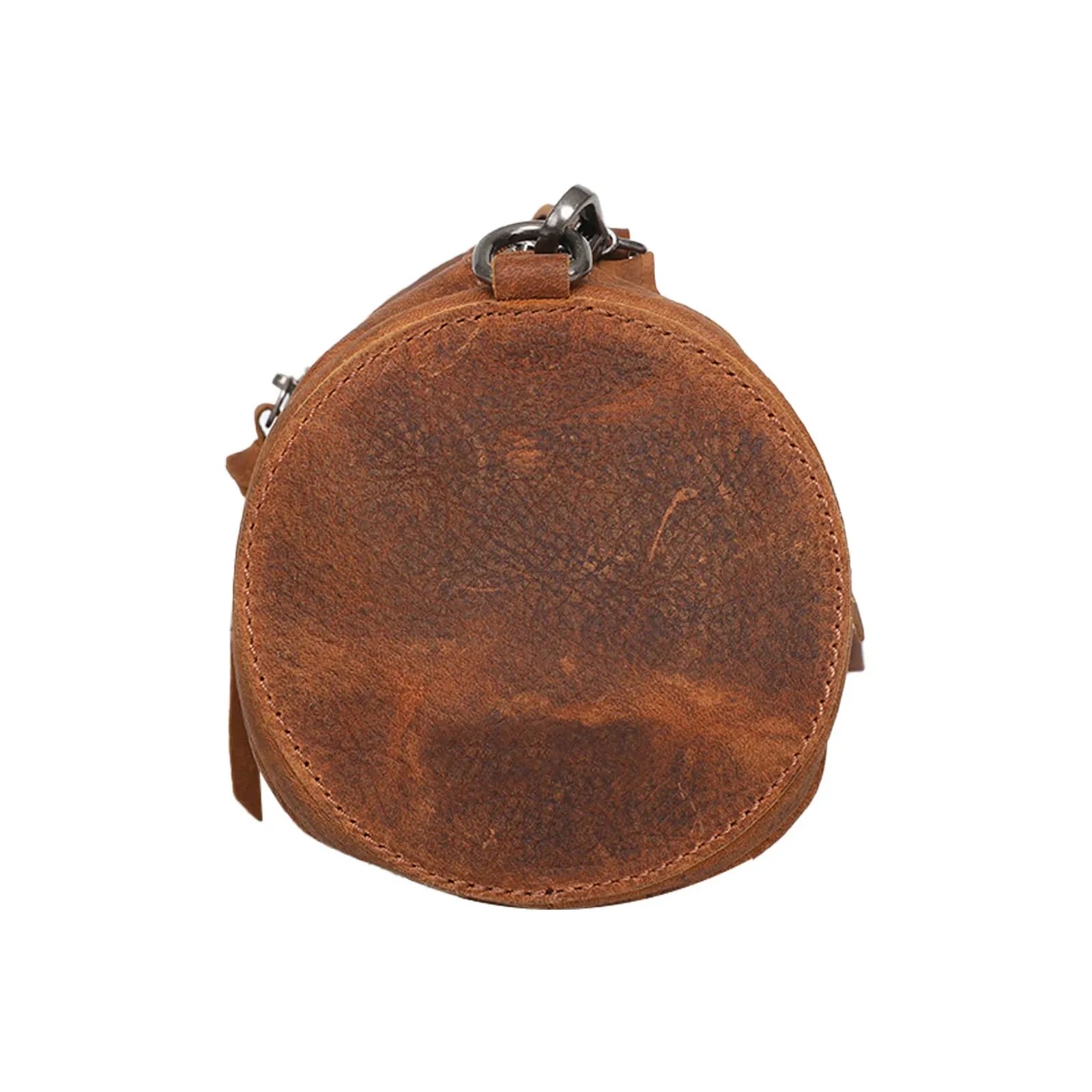 Leather Barrel Bag